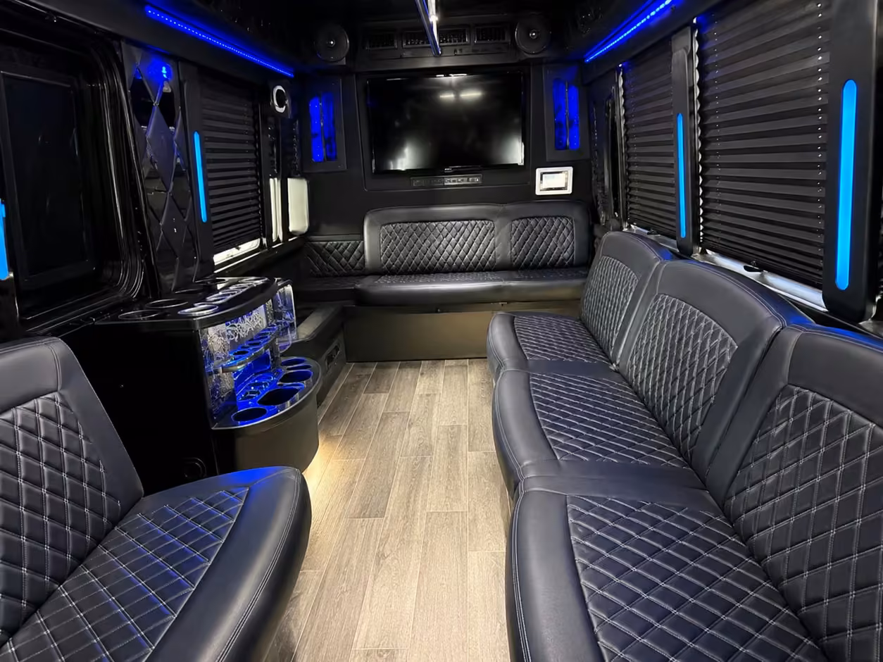 new brunswick party bus interior